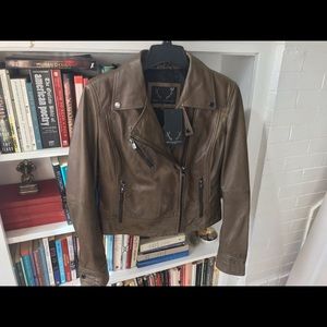 BNWT Bod & Christensen leather jacket, size L